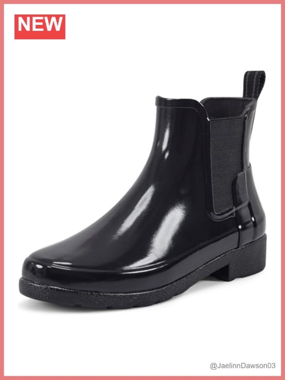Waterproof Women's Chelsea Gloss Ankle Boots with Cushioned Comfort